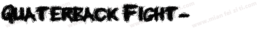 Quaterback Fight字体转换